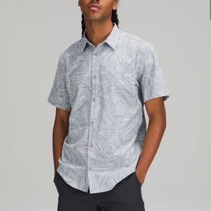 Lululemon Airing Easy Short Sleeve Button Up - Ventlight Mesh